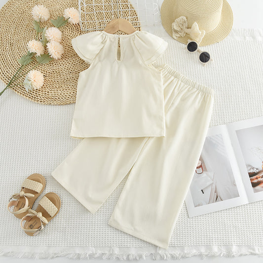 Girls' Ethnic Style Sea Vacation Set