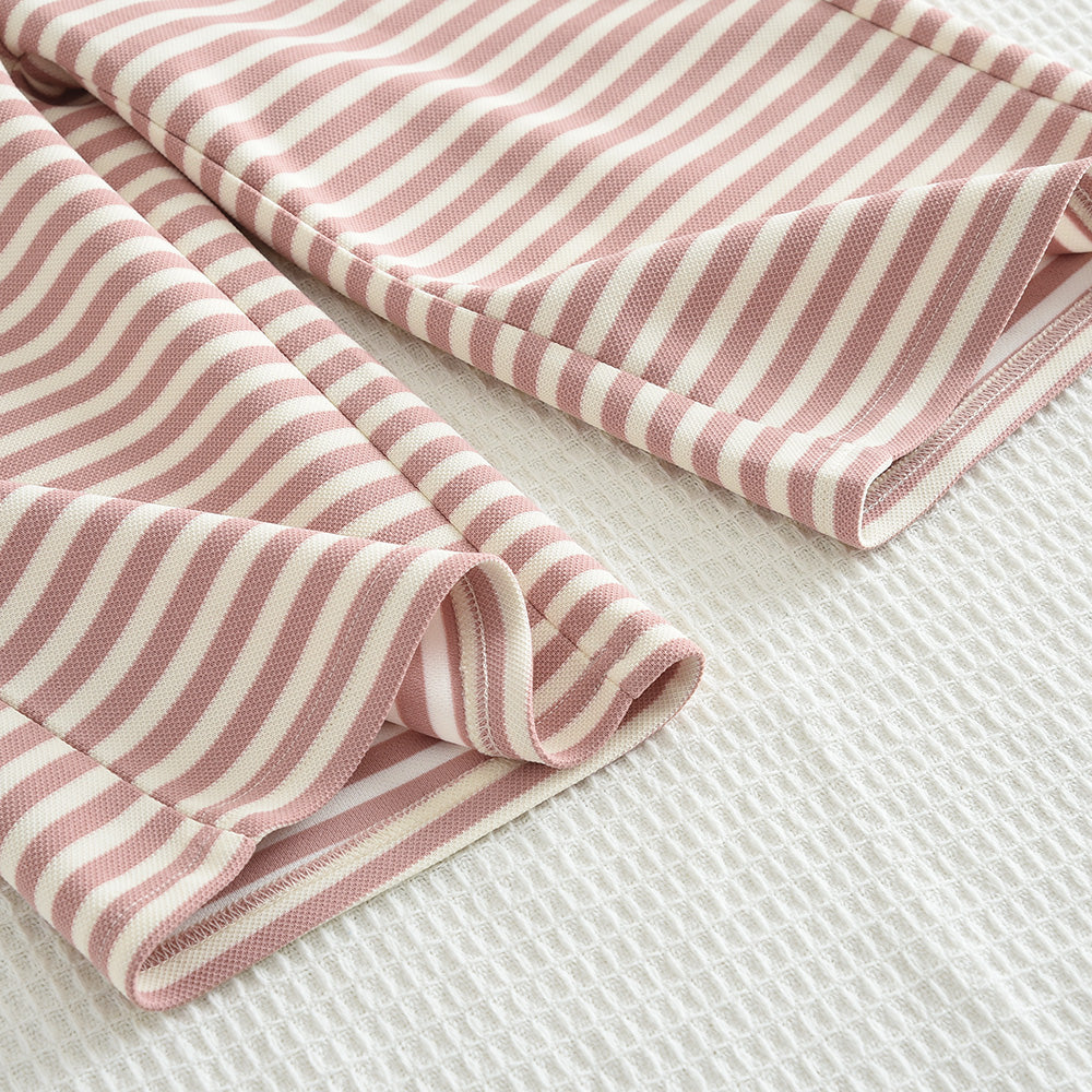 Girls' Stripes Cute Casual Set