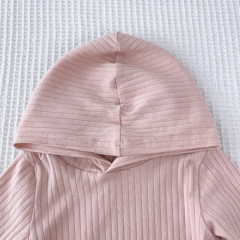 Girls' Hoodie+Shorts Casual Set