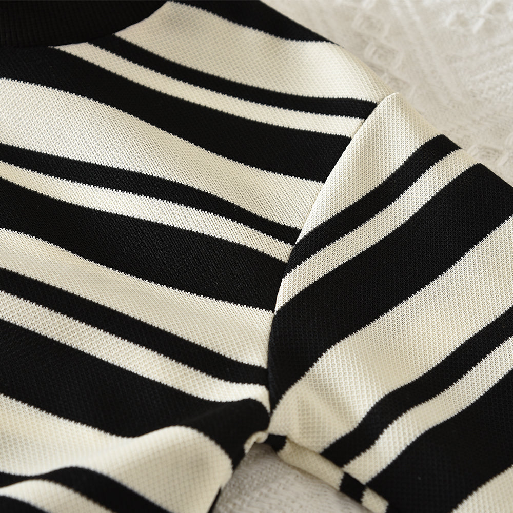 Girls' Classic Stripes Skirt Set