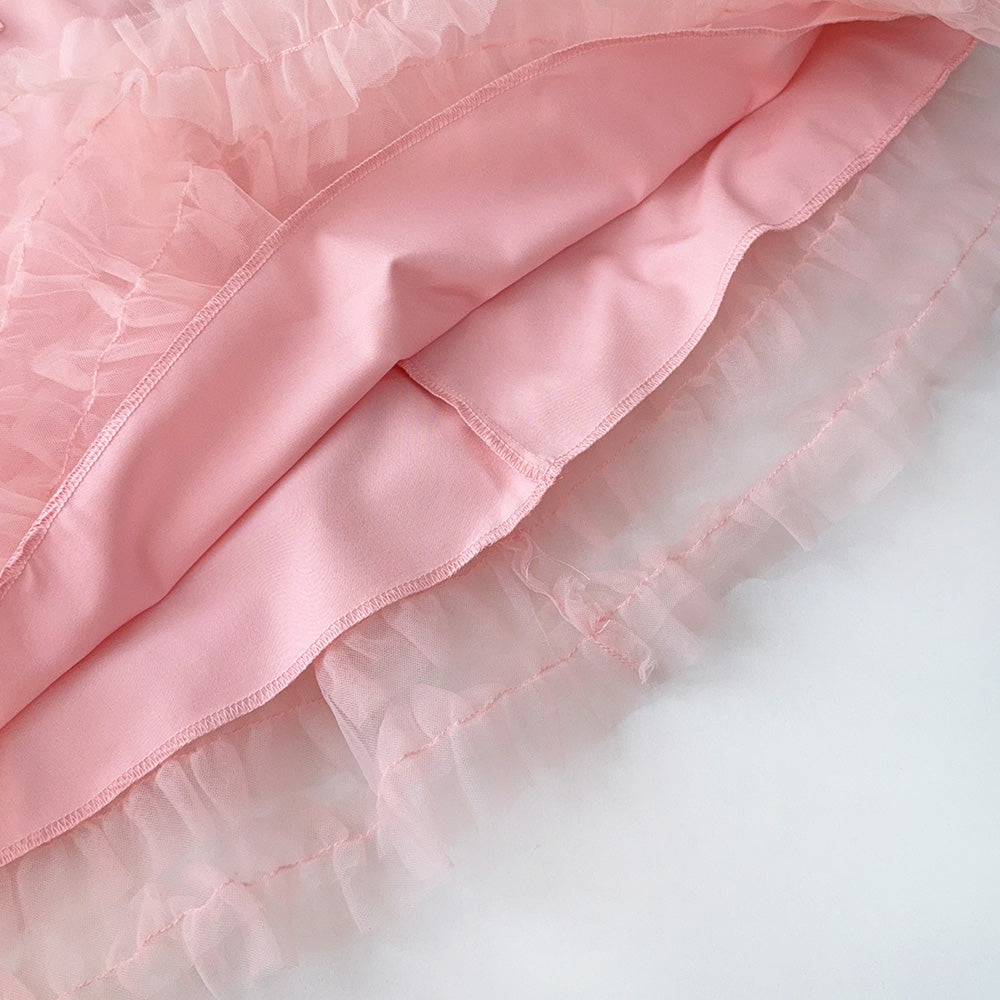 Girls' Mesh Princess Dress