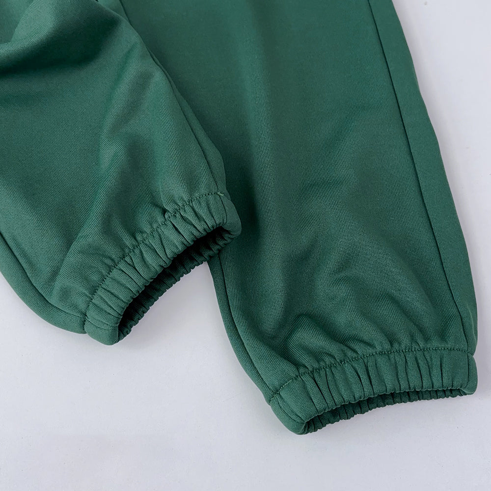 Girls' Casual Letter Top+Pant Sports Set