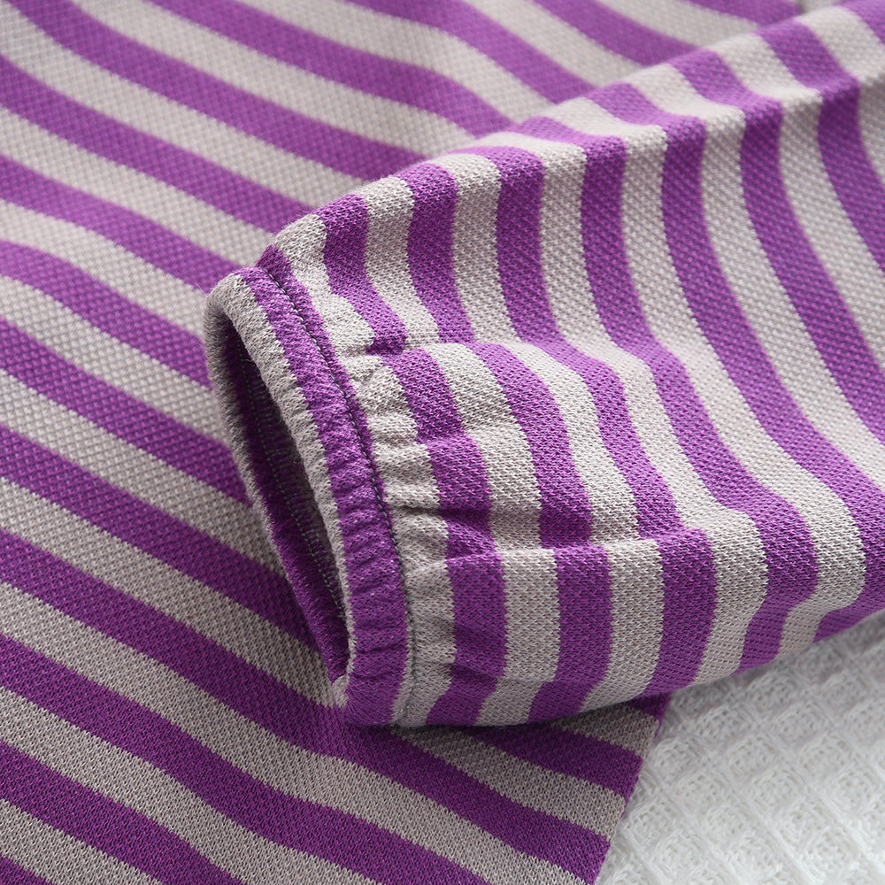 Girls' Stripes Cute Casual Set