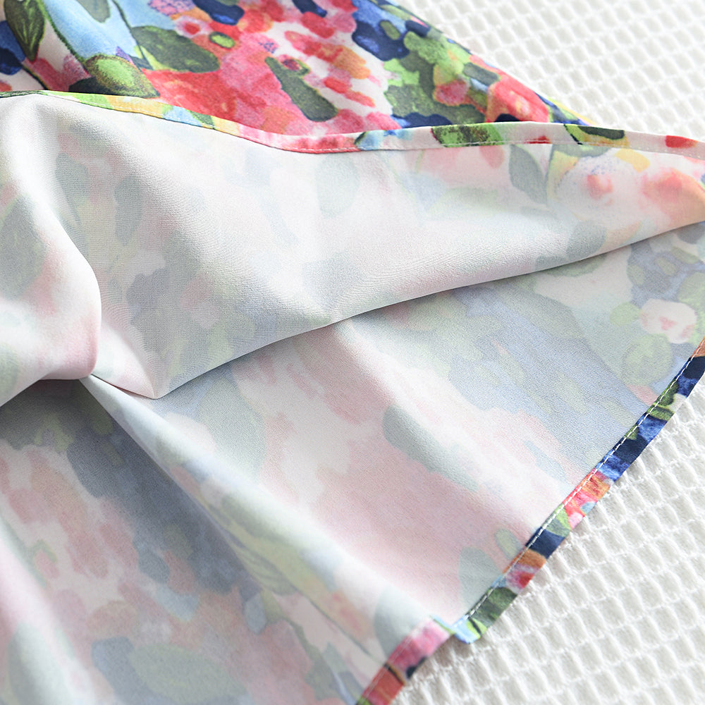 Girls' Colorful Printing Casual Dress