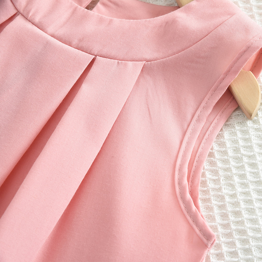 Girls' Shirt+Stripe Pant 2PCS Set