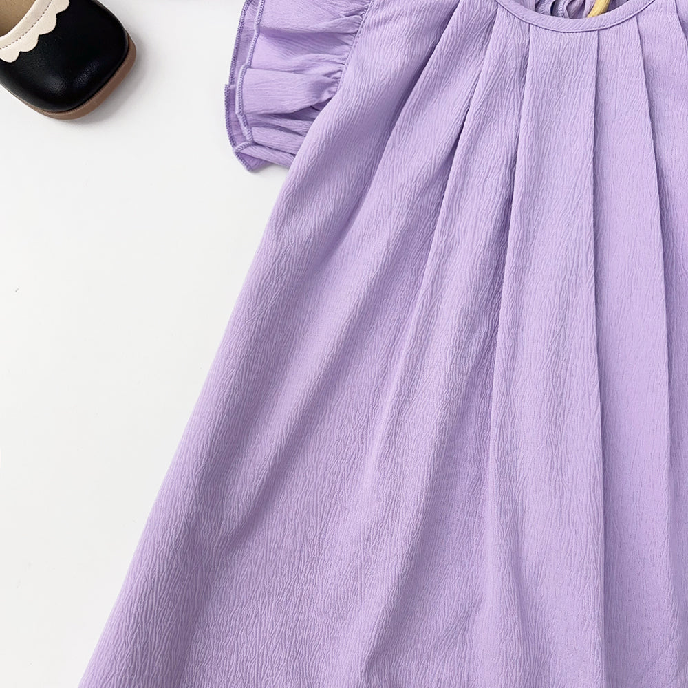 Girls' Summer Loose Casual Dress