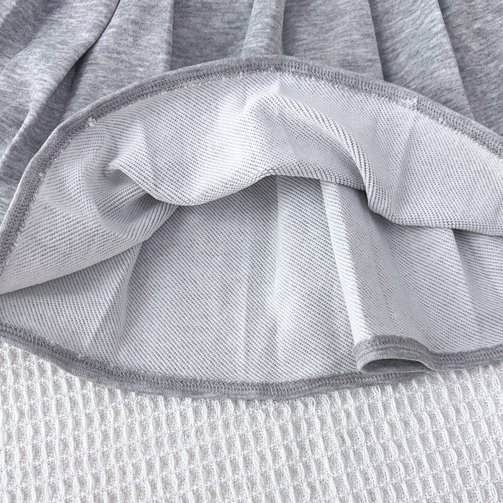 Girls' Letter Top+Skirt 2PCS Casual Set