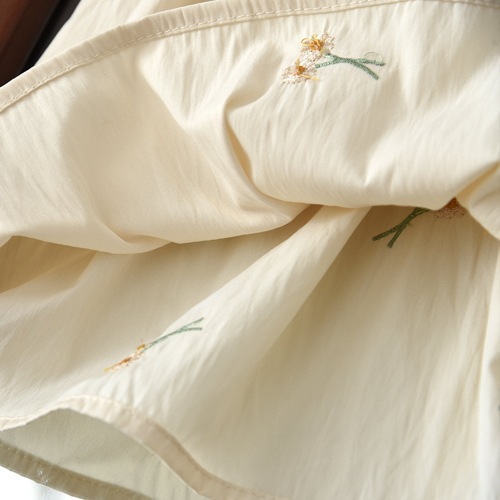 Daisy Embroidery Baby Outfit Cute Baby Girls' Dress