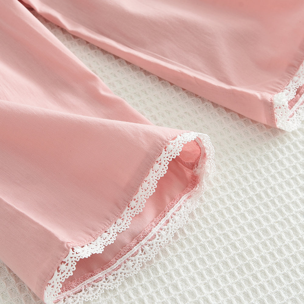 Girls' Lace Princess Cotton Set