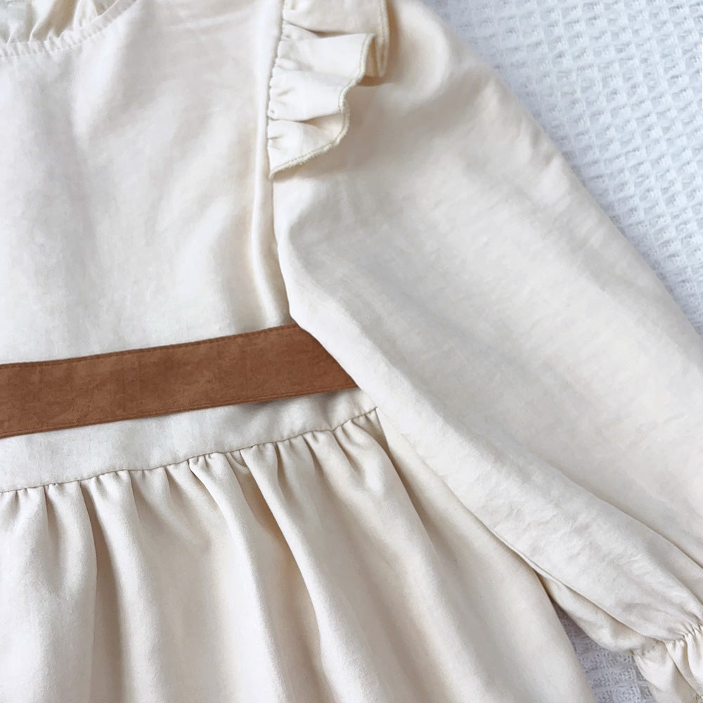 Girls' Long Sleeve Casual Dress