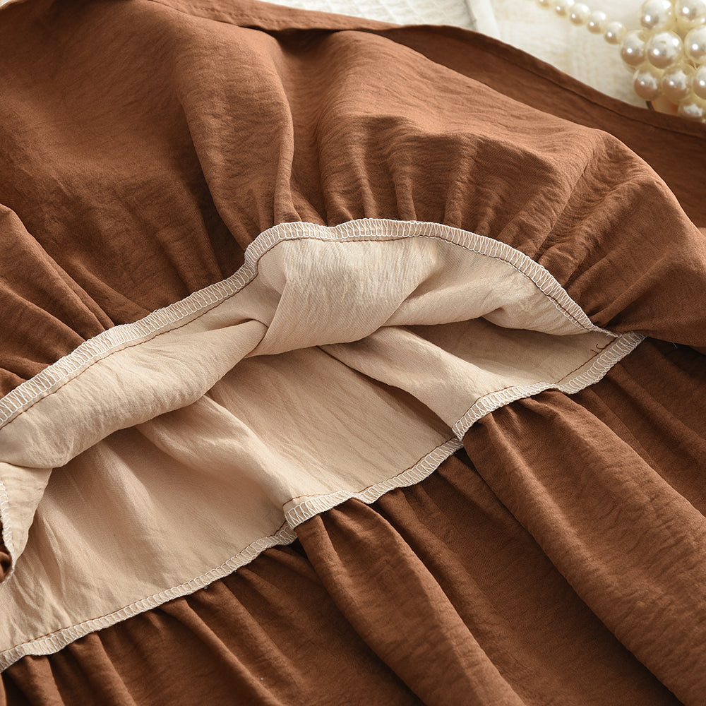 Girls' Lace Patchwork Cake Dress