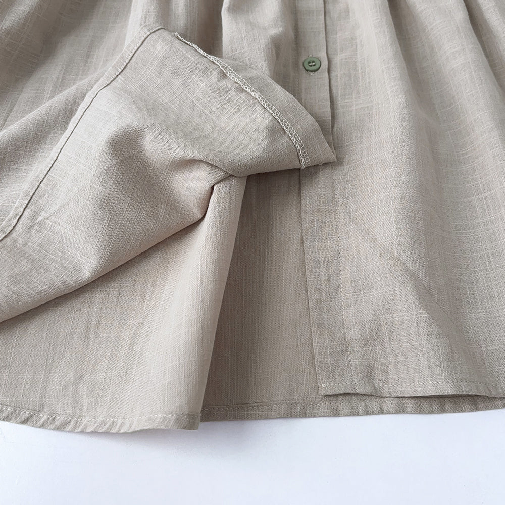 Girls' Organic Cotton Casual Dress