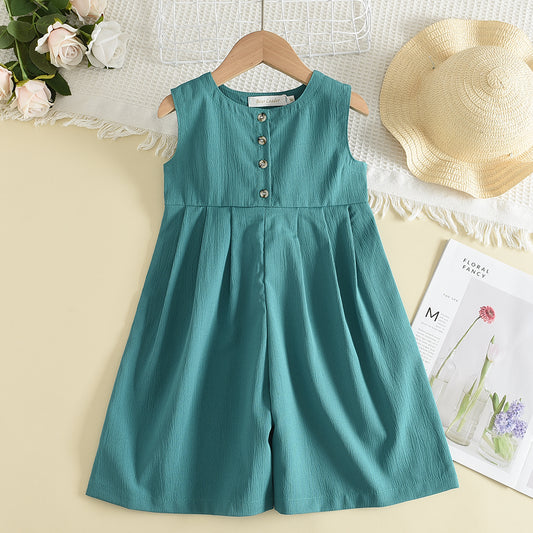Girls' Fashion Loose Casual Jumpsuits