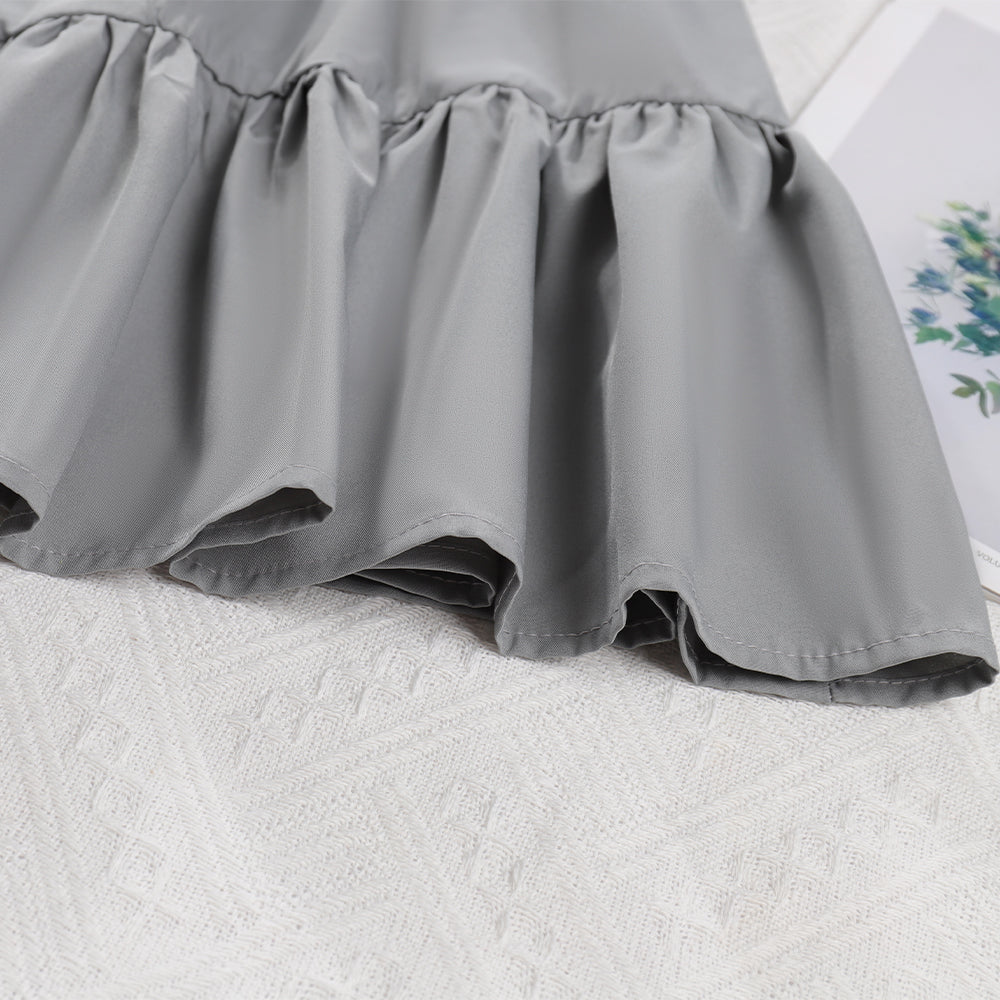 Robe de cérémonie élégante à manches courtes pour fille