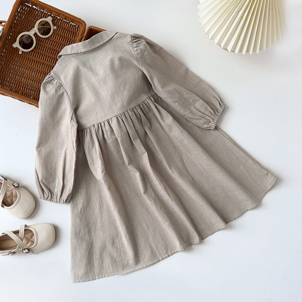 Girls' Organic Cotton Casual Dress