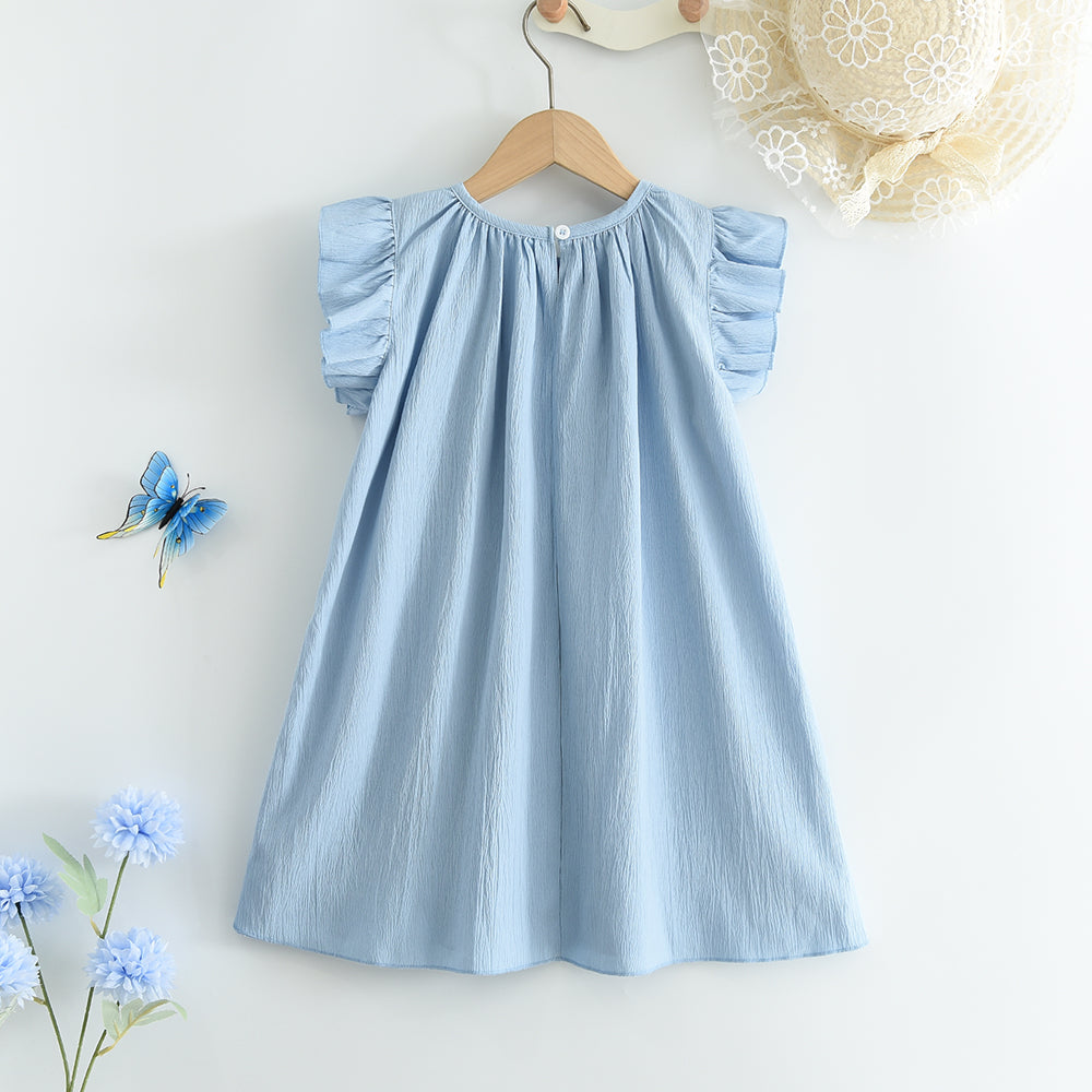 Girls' Summer Loose Casual Dress