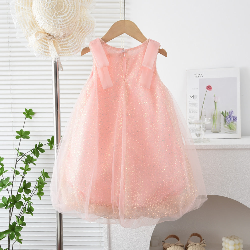 Girls' Gorgeous Mesh Princess Party Dress