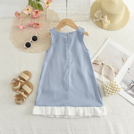 Girls' 3D Bow-knot Princess Dress