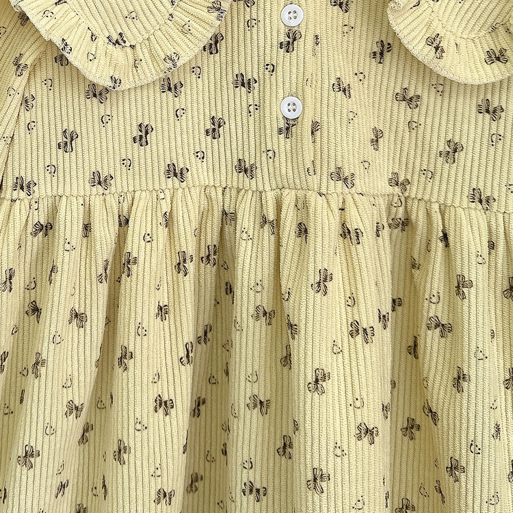 Girls' Cartoon Printing Seasonal Fashion Dress