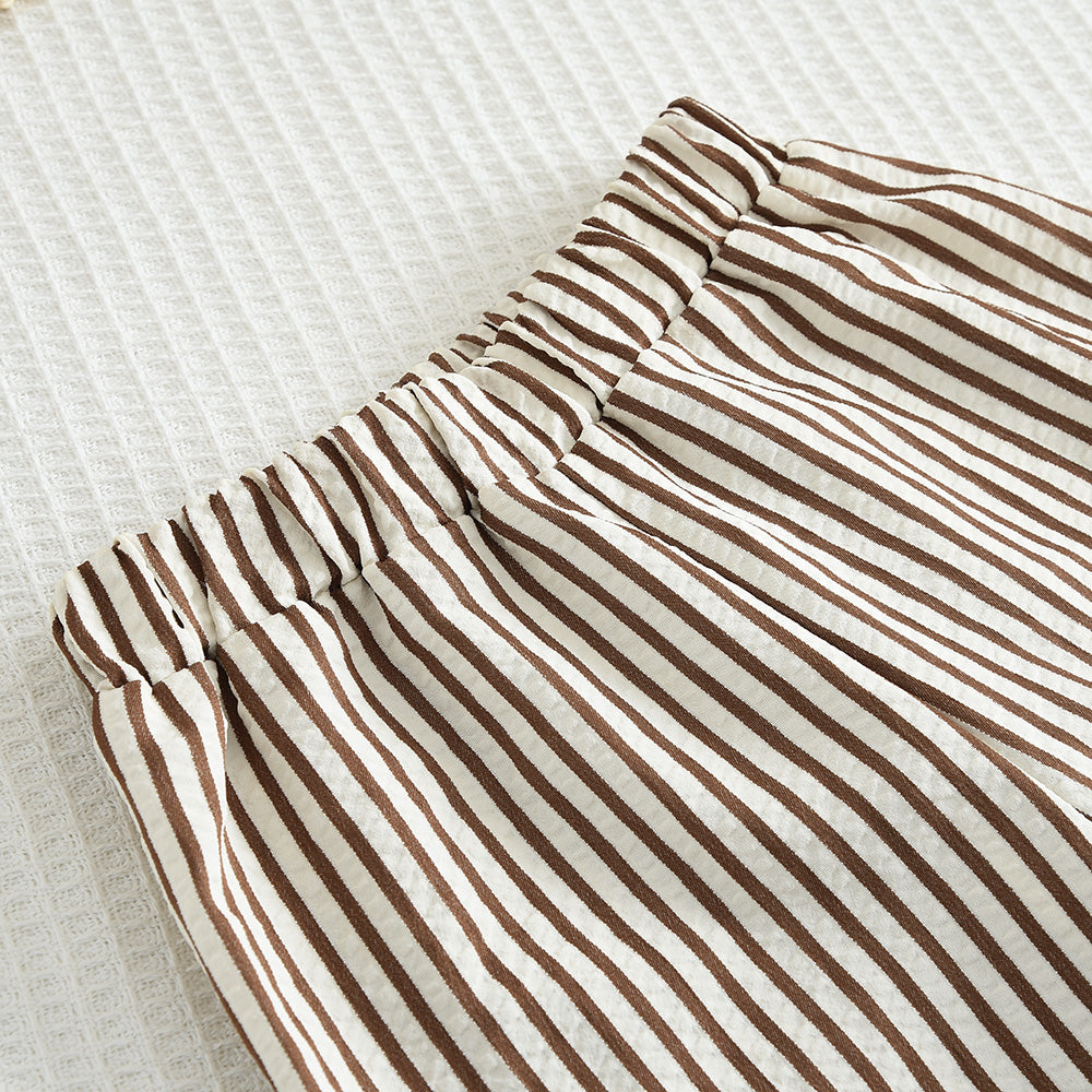 Girls' Shirt+Stripe Pant 2PCS Set
