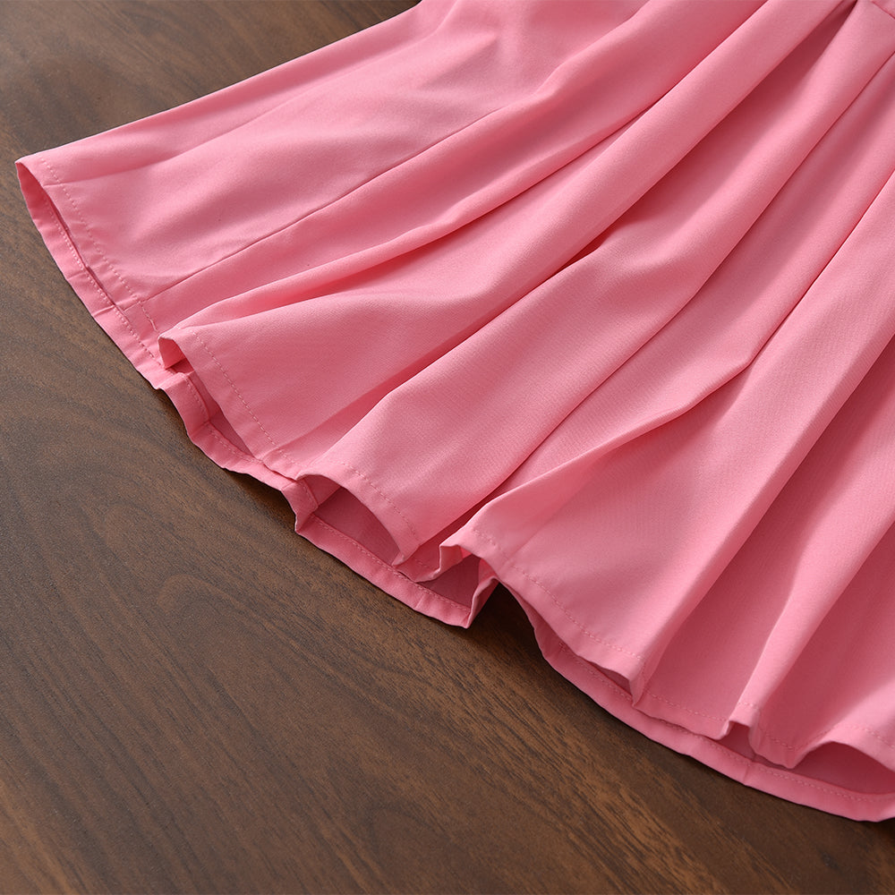 Girls' Cartoon Sweatshirt+Skirt Cute Set