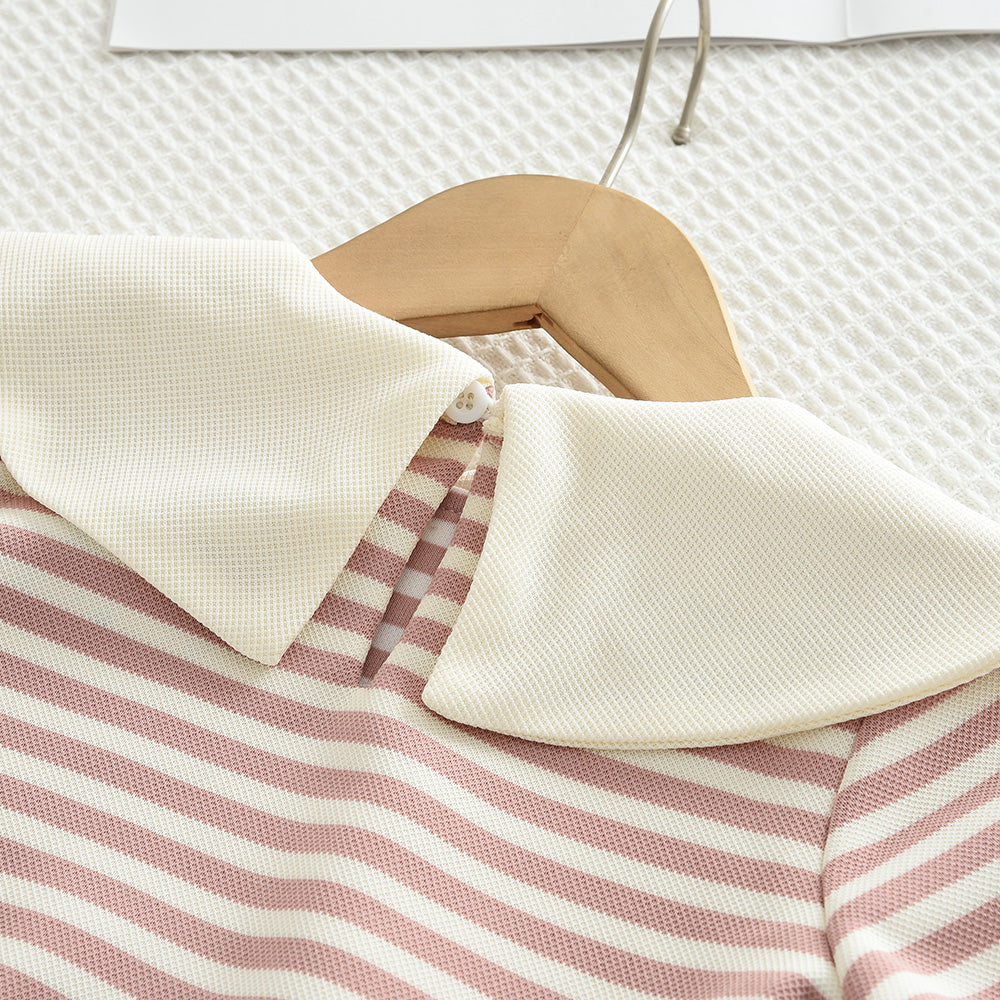 Girls' Stripes Cute Casual Set