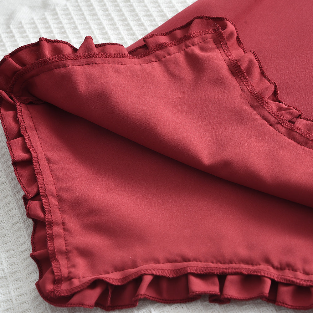 Girls' Ruffle Elegant Vintage Dress