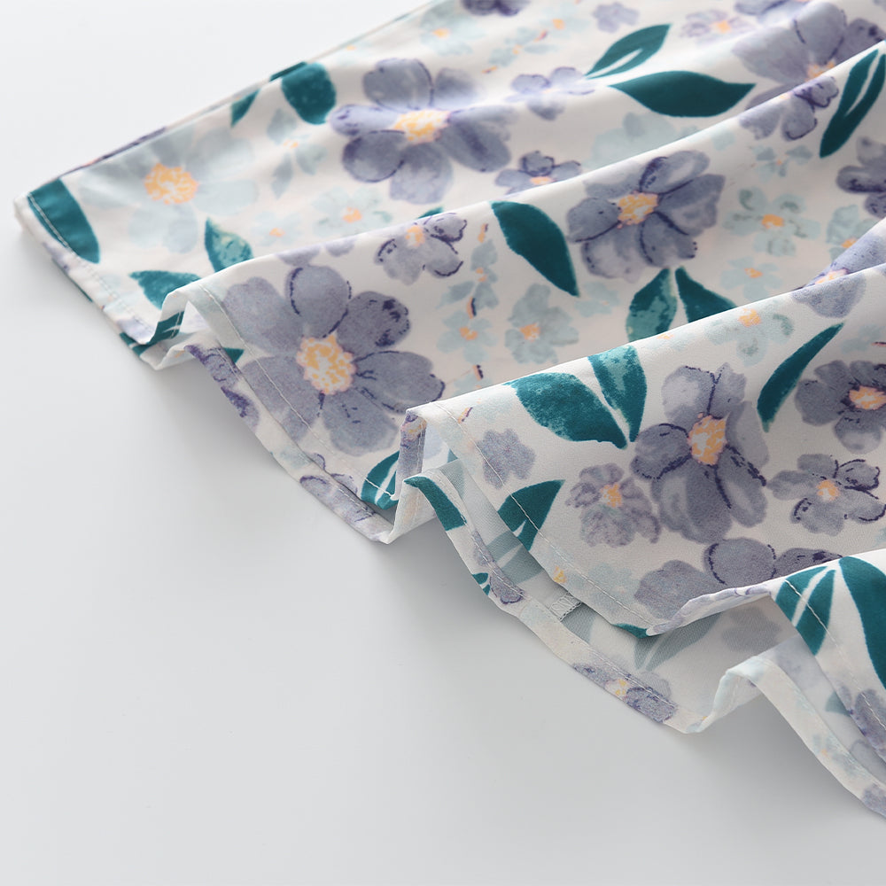 Girls' Floral Printing Princess Dress