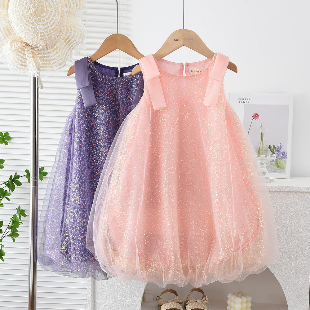 Girls' Gorgeous Mesh Princess Party Dress