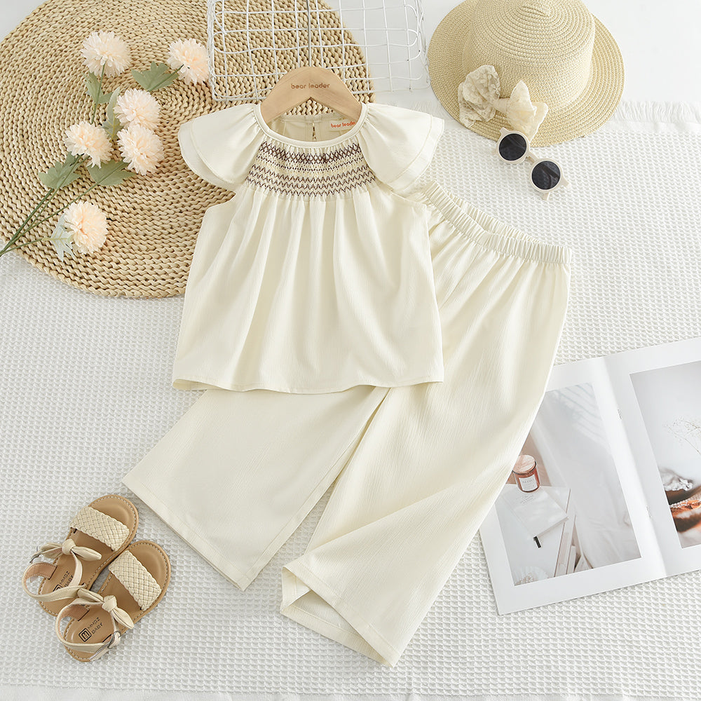 Girls' Ethnic Style Sea Vacation Set