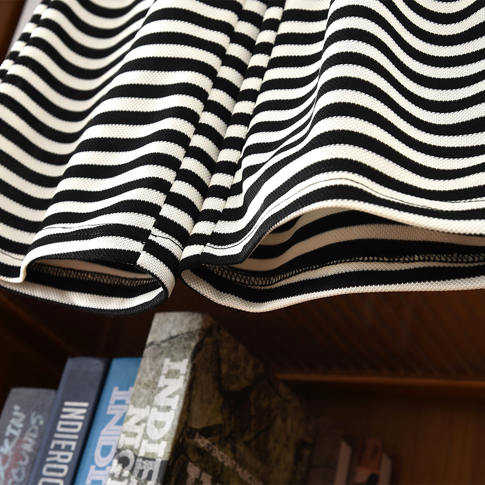 Girls' Long Sleeve Lace T-shirt Stripes Trousers Set