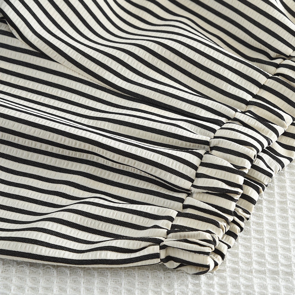 Girls' Shirt+Stripe Pant 2PCS Set