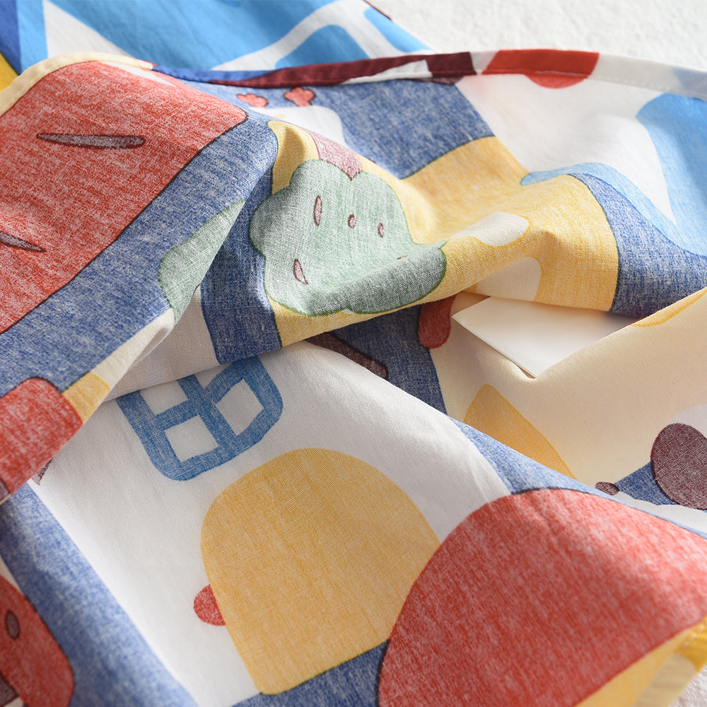 Girls' Cartoon Printing Casual Dress