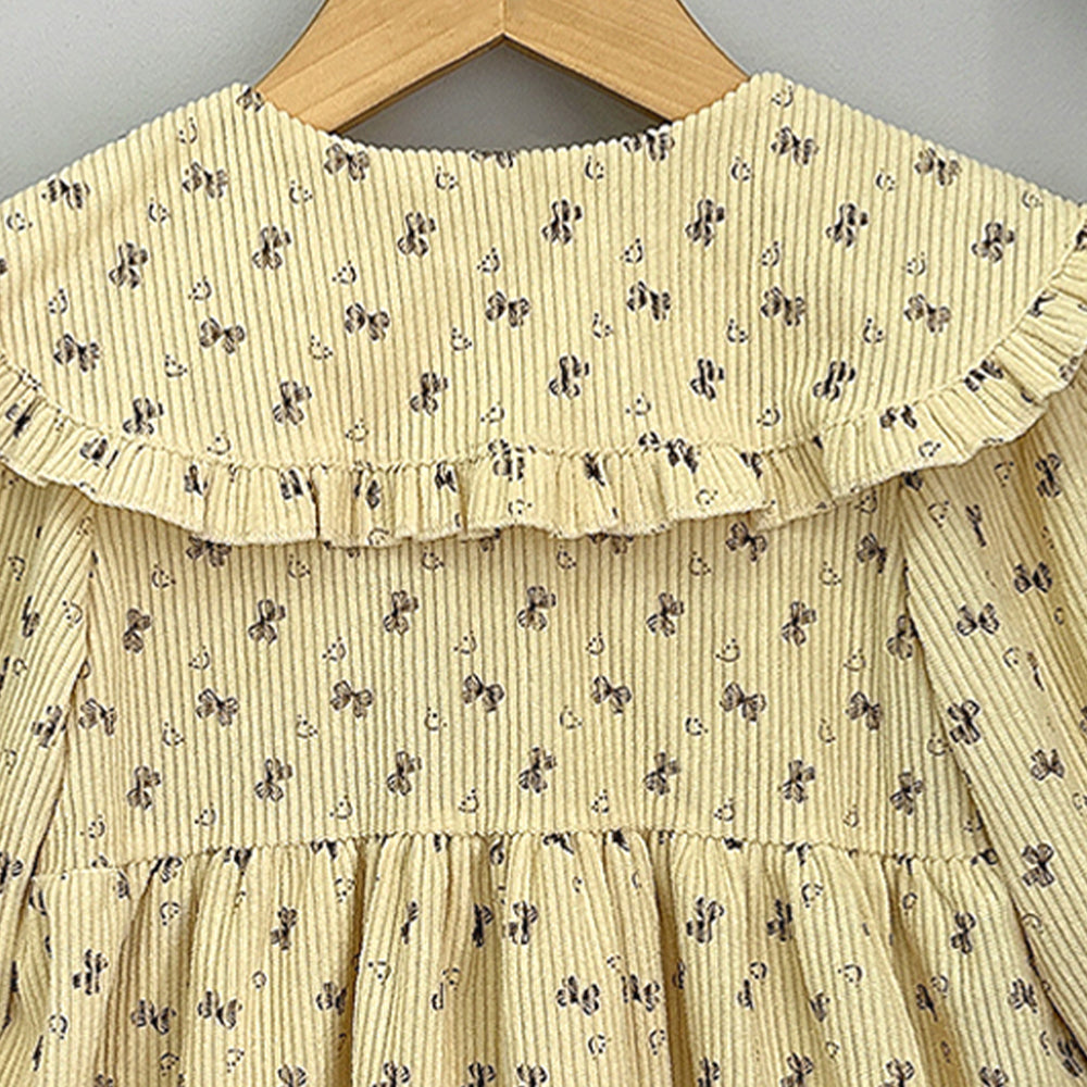 Girls' Cartoon Printing Seasonal Fashion Dress