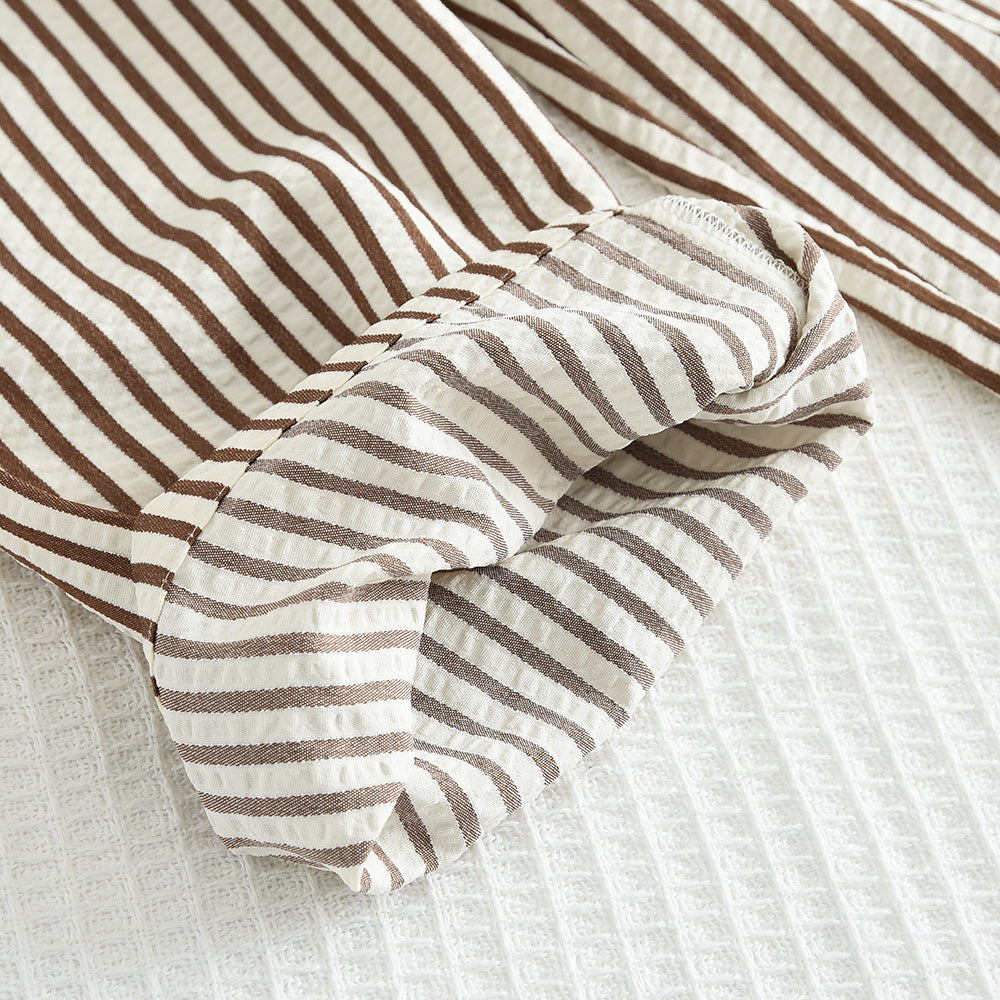 Girls' Shirt+Stripe Pant 2PCS Set