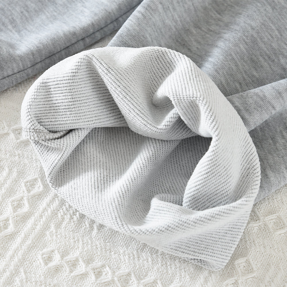 Girls' Letters Lace Casual Sweatshirt Set