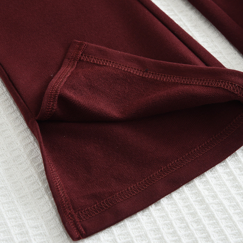 Girls' Stripes Top+Flared Pant Casual Set