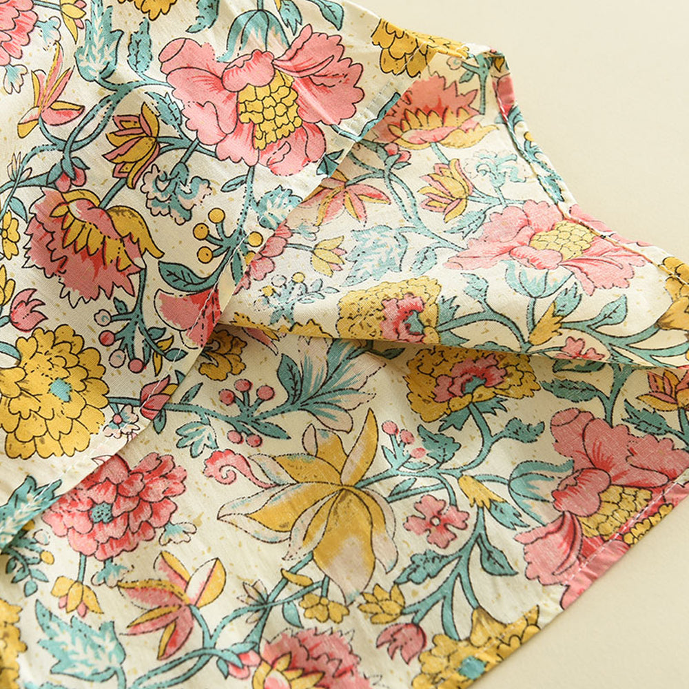 Girls' Ethnic Style Print Dress