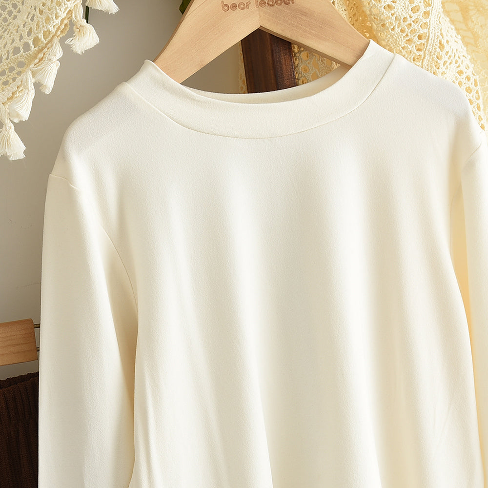 Girls' Long Sleeve T-shirt+Vest+Trousers 3pcs Set