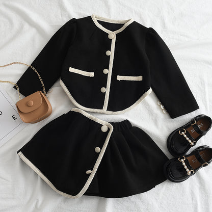 Girls' Long Sleeve Vintage Set