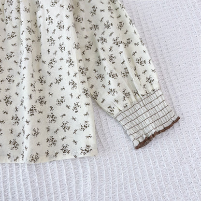 Girls' Long Sleeve Printing Blouse