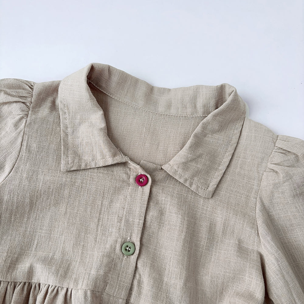 Girls' Organic Cotton Casual Dress