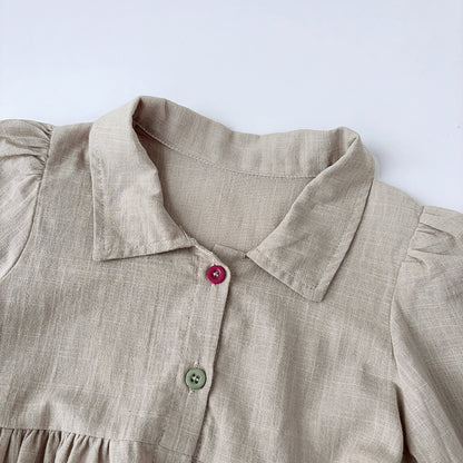 Girls' Organic Cotton Casual Dress