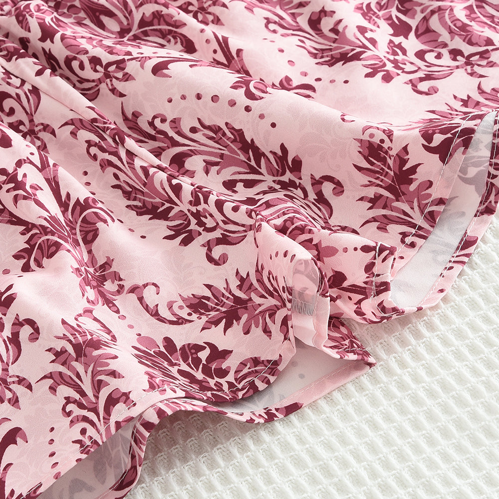 Girls' Ethnic Style Printing Vacation Set