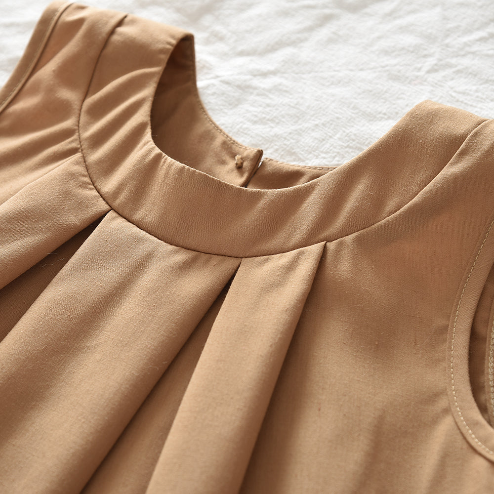 Seasonal Fashion Sleeveless Top+Floral Pants Girls' Summer Casual Set