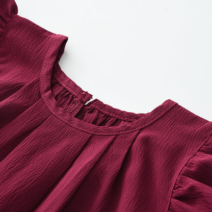 Girls' Summer Loose Casual Dress