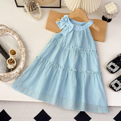 Girls' Bow-knot Princess Sundress