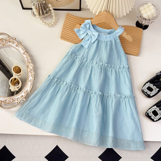 Girls' Bow-knot Princess Sundress