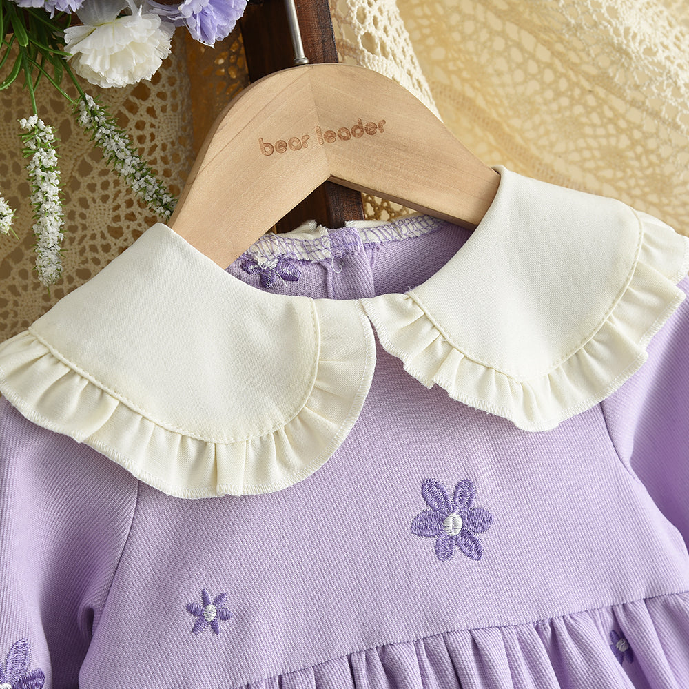 Peter Pan Collar Embroidery Cute Baby Dress