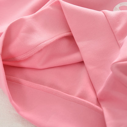 Cartoon Bow Print Sweatshirt+Sweatpants 2pcs Set Christmas Holiday Casual Girls Clothes